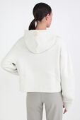 תמונת דוגמן אחורית של Scuba Oversized Half-Zip Hoodie