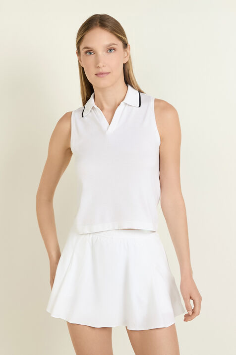 Swiftly Tech Sleeveless Polo Shirt *Colour Tip