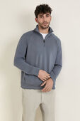 Smooth Spacer Quarter Zip תמונת דוגמן קידמית של Smooth Spacer Quarter Zip