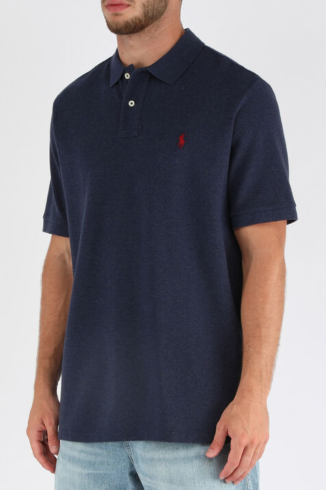 חולצת פולו עם לוגו רקום POLO RALPH LAUREN