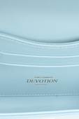 תמונת פנים של Small Devotion Crossbody Bag in Azure Quilted Nappa Leather
