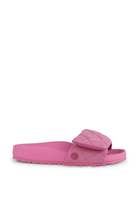 סנדלי סליידס עם תיפורי קווילט BIRKENSTOCK