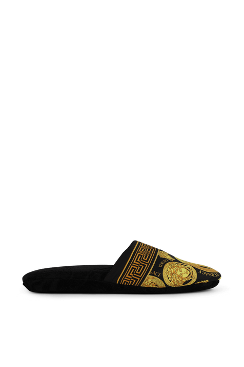 נעלי בית עם הדפס בארוק VERSACE