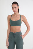 תמונת דוגמן קידמית של Wunder Train Strappy Racer Bra, A/B Cup