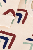תמונה אחורית של סווטשירט מכותנה אורגנית - גילאי 18-36 חודשים