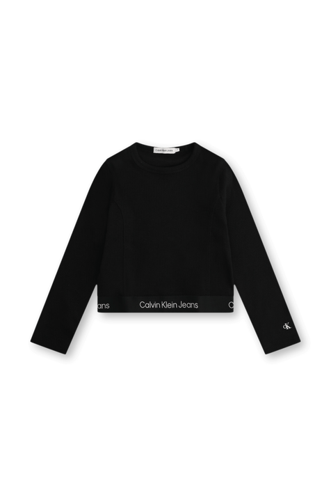 חולצת טי ארוכה - גילאי 4-16 שנים CALVIN KLEIN