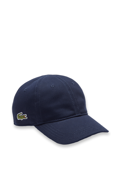 כובע קסקט עם לוגו תנין בנייבי LACOSTE KIDS