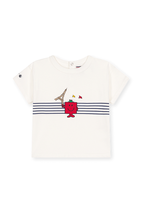 פטיט באטו X מר וגברת חולצת טי - גילאי 6-12 חודשים PETIT BATEAU