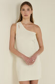 תמונת דוגמן קידמית של Asymmetrical Knit Dress