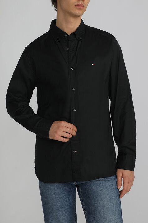 חולצה מכופתרת מכותנה אורגנית TOMMY HILFIGER