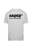 תמונה אחורית של Echo Ape Print Tshirt in White