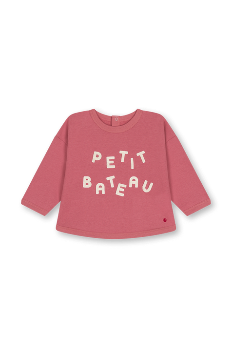סווטישרט מעוגל - גילאי 3-12 חודשים PETIT BATEAU
