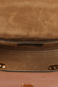 תמונת פנים של Moonlight Bag in Brown Leather