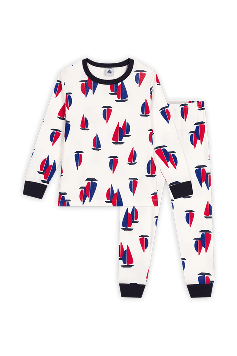 סט חולצה ומכנסי פיג'מה - גילאי 2-5 שנים PETIT BATEAU