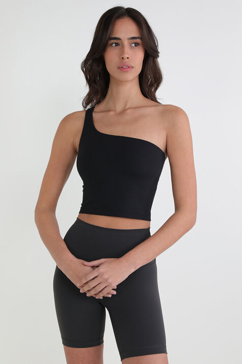 Modal Silk Twist-Back - Ribbed Yoga Tank Top