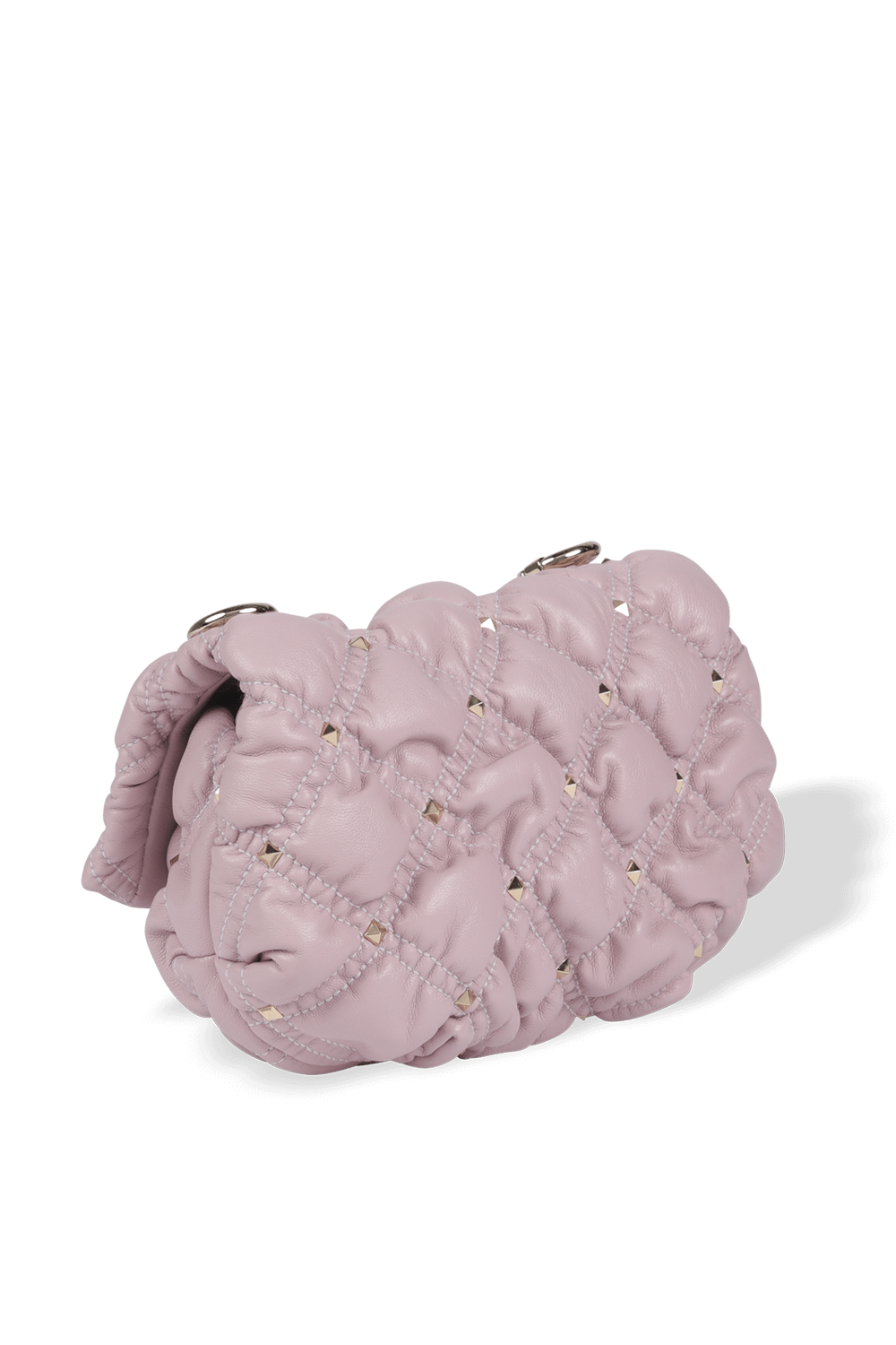 תמונה אחורית של Small SpikeMe Chain Bag in Light Purple VALENTINO GARAVANI