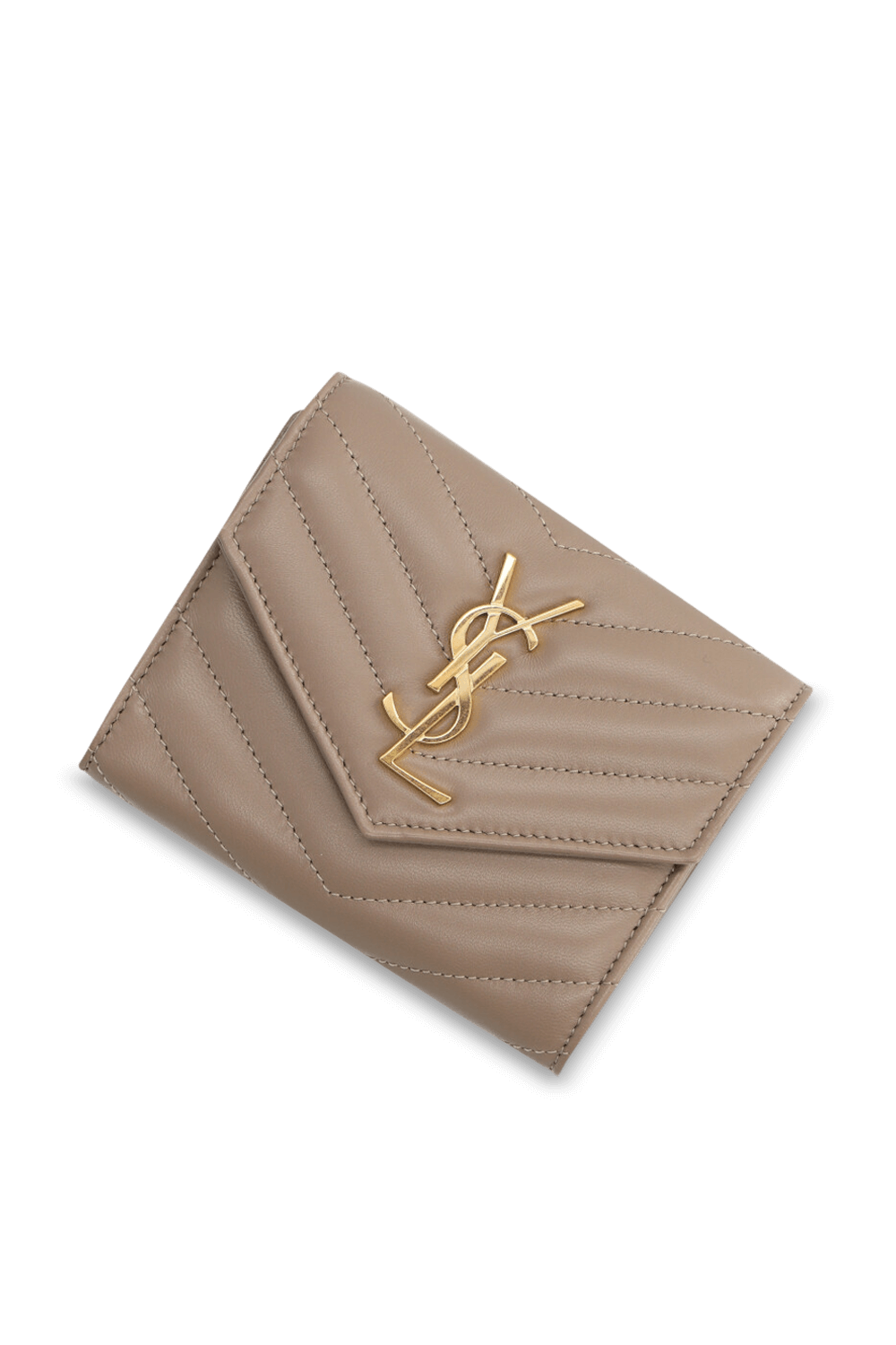 תמונת תקריב של ארנק עור SAINT LAURENT