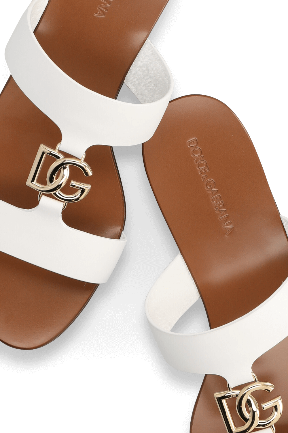 תמונת פנים של סנדלי סליידס DOLCE & GABBANA