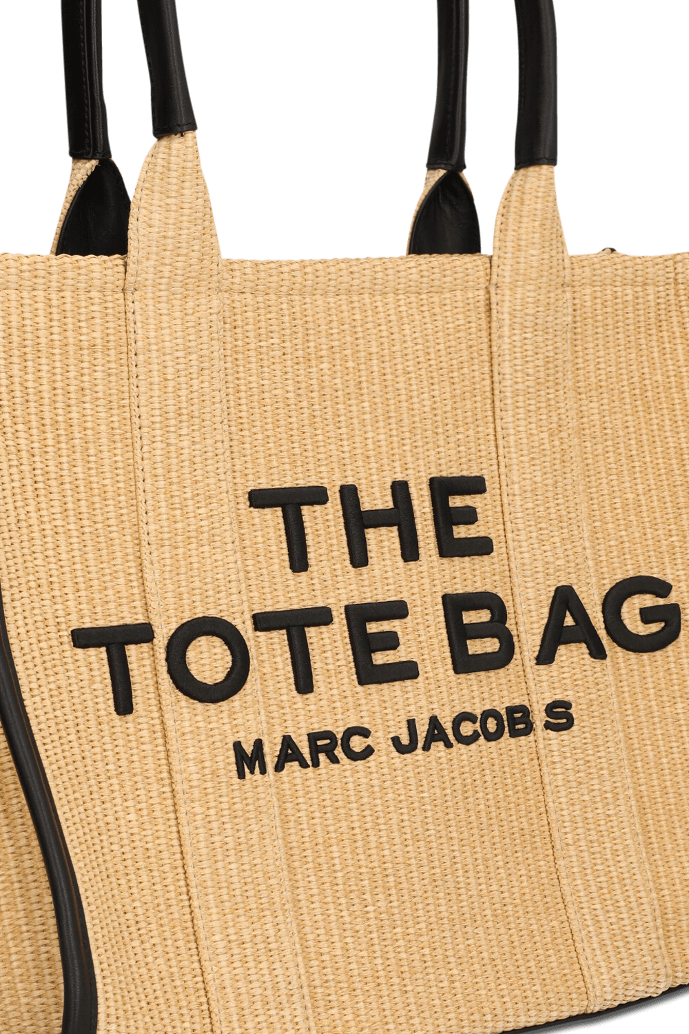 תמונת תקריב של תיק ארוג לארג' MARC JACOBS