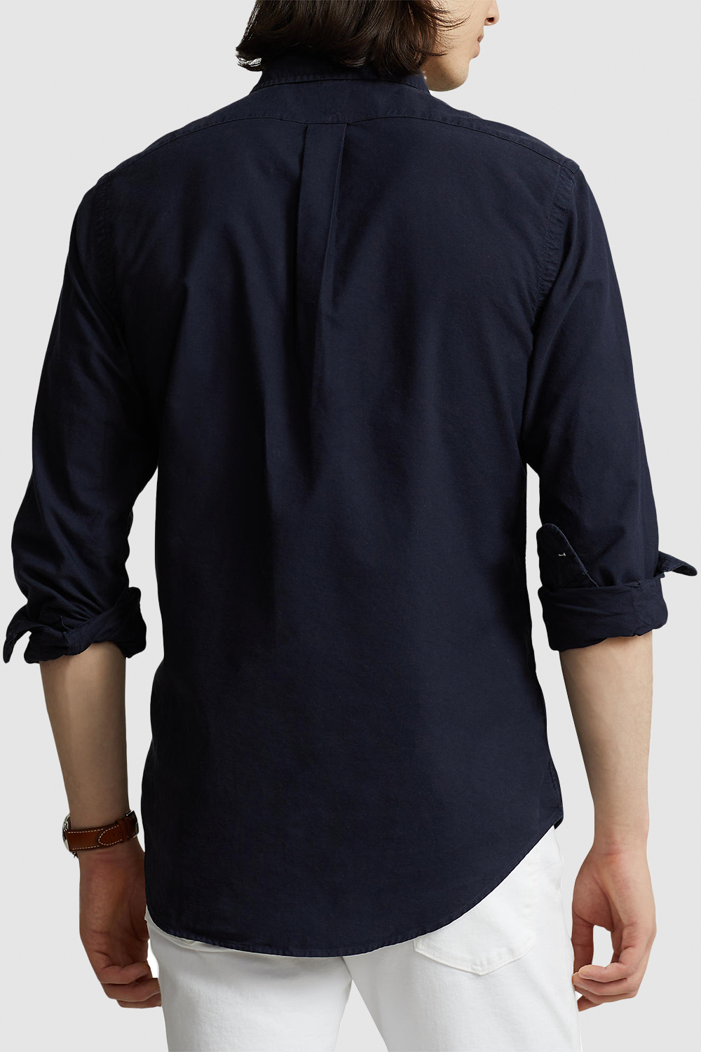 תמונת דוגמן אחורית של חולצה מכופתרת מכותנה POLO RALPH LAUREN