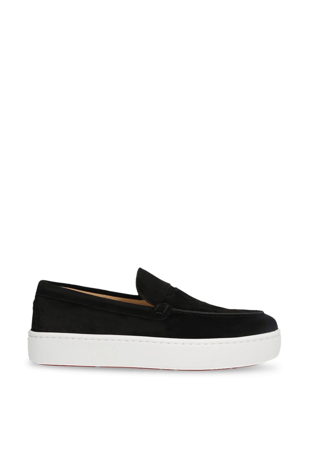 תמונה קידמית של נעלי אספדריל מעור זמש CHRISTIAN LOUBOUTIN