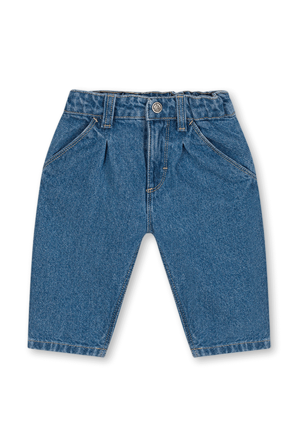 תמונה קידמית של מכנסי ג'ינס - גילאי 18-36 חודשים PETIT BATEAU