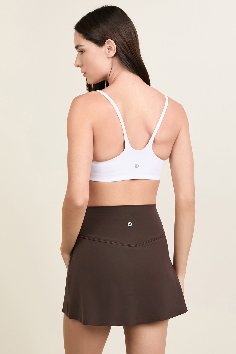 תמונת דוגמן אחורית של Wunder Train Strappy Racer Bra, C/D Cup LULULEMON