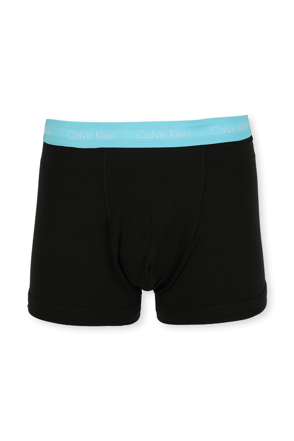 תמונת תקריב של 3pack Trunks With Logo Waistband in Black