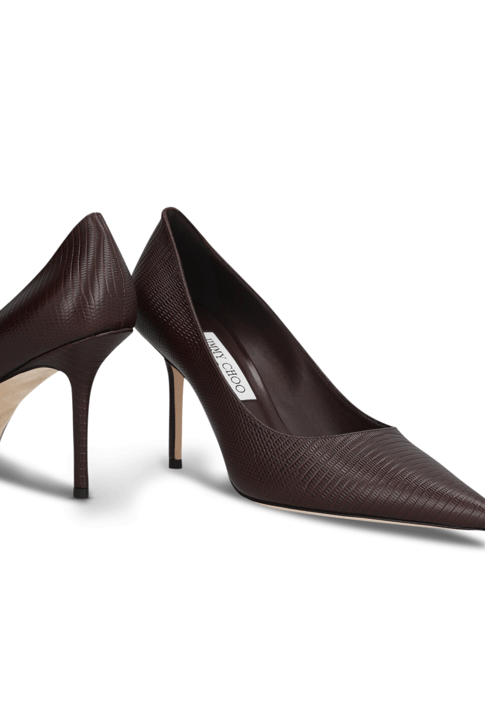 תמונת תקריב של נעלי עקב סטילטו לאב 85 JIMMY CHOO