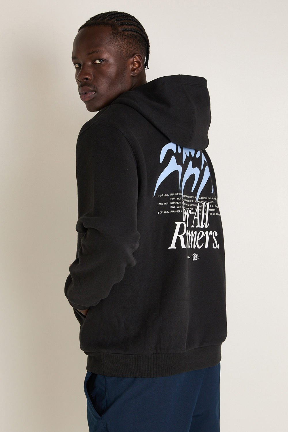 תמונת דוגמן אחורית של Steady State Pullover Hoodie Graphic