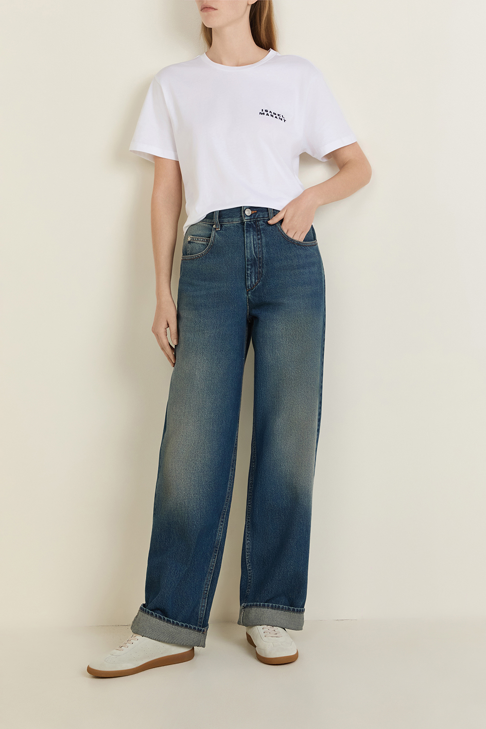 תמונת דוגמן קידמית של נעלי סניקרס ISABEL MARANT