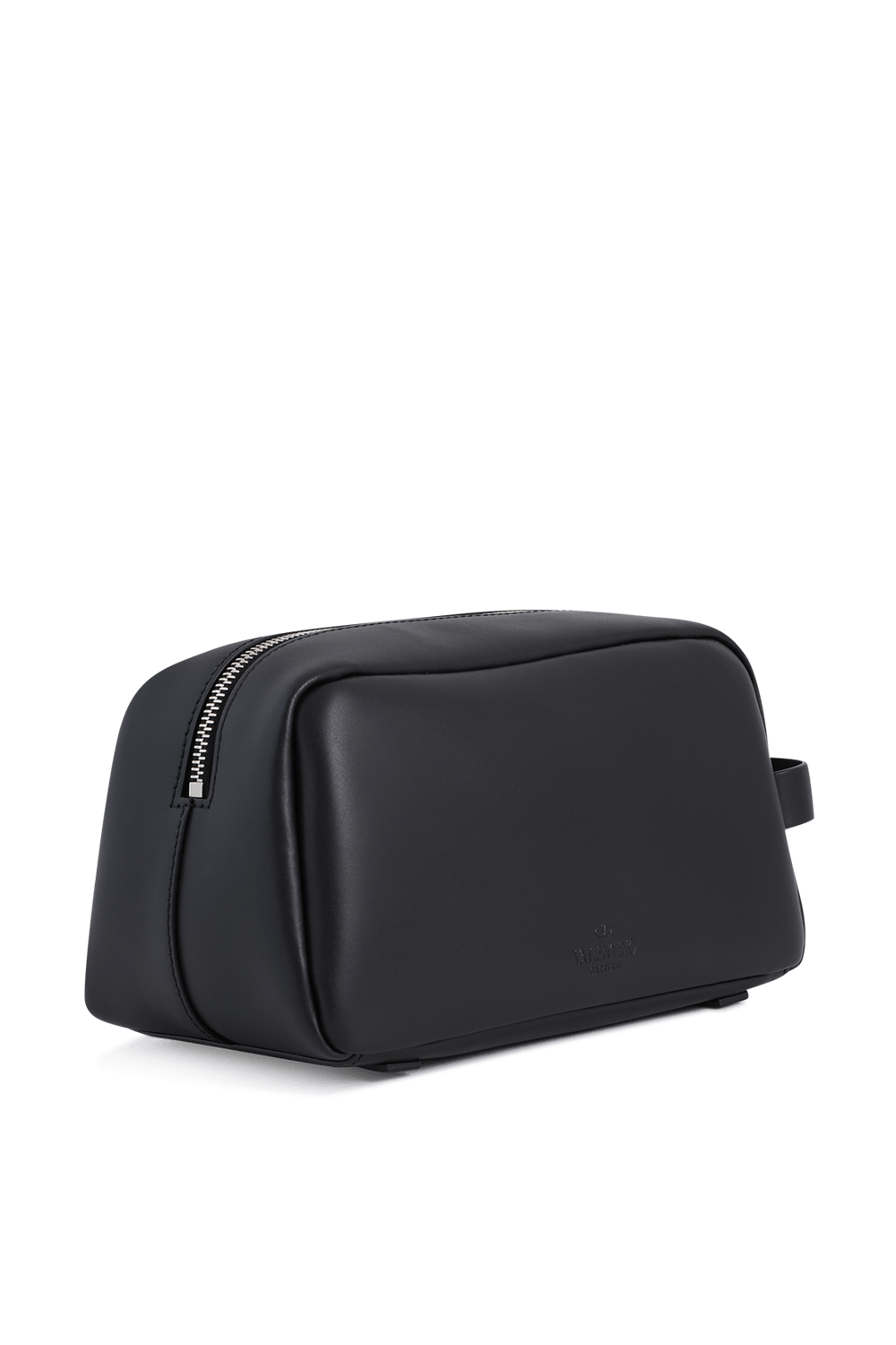 תמונה אחורית של VLTN Medium Wash Bag in Black