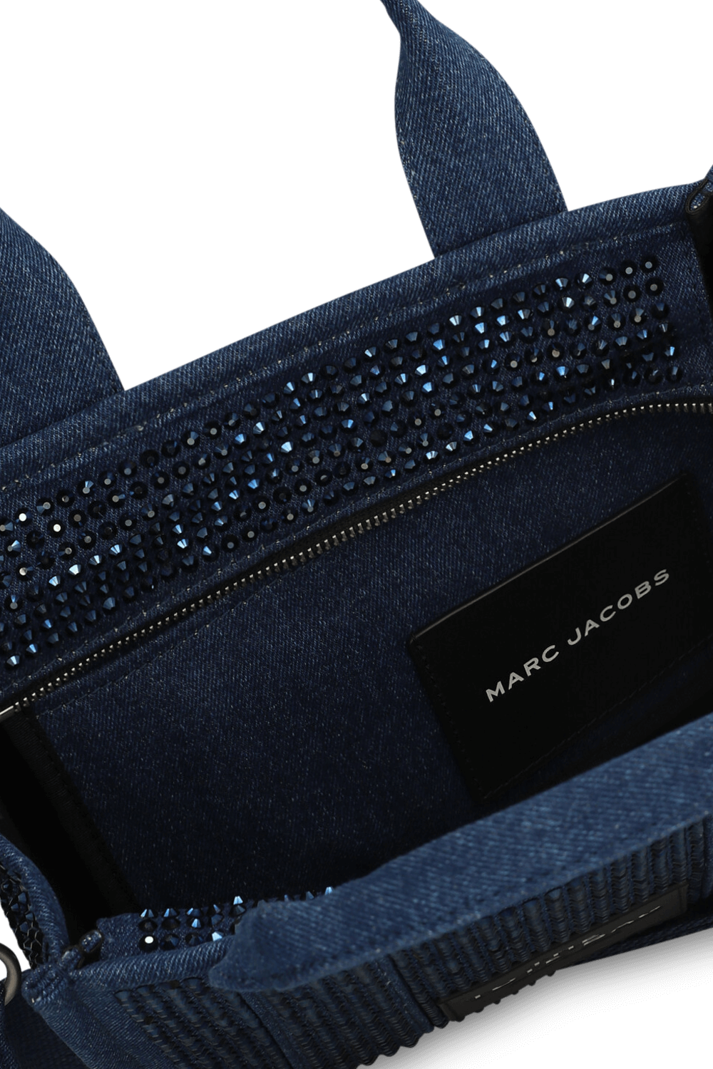 תמונת פנים של תיק טוט קריסטלים סמול MARC JACOBS