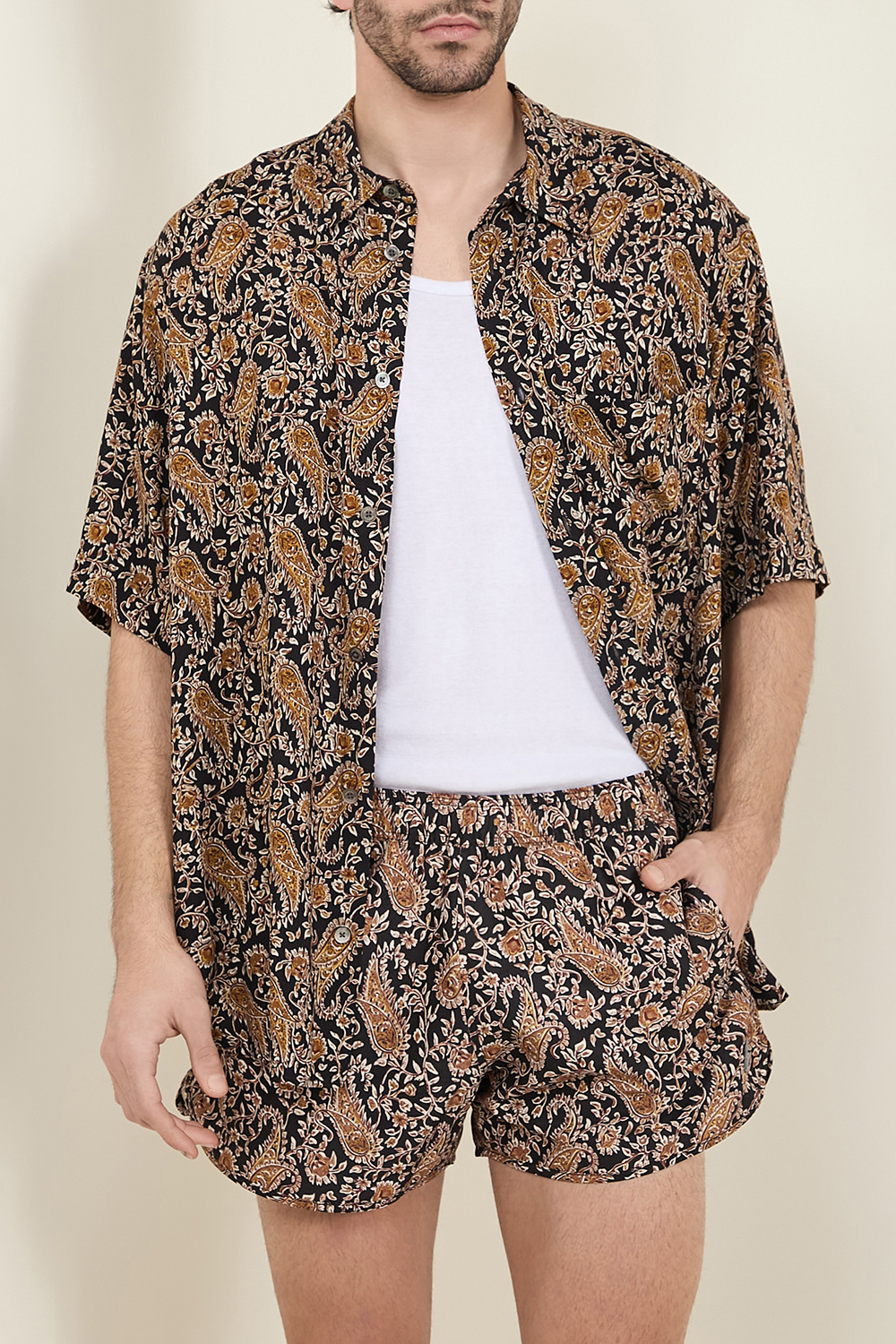 תמונת דוגמן קידמית של חולצה מכופתרת ISABEL MARANT