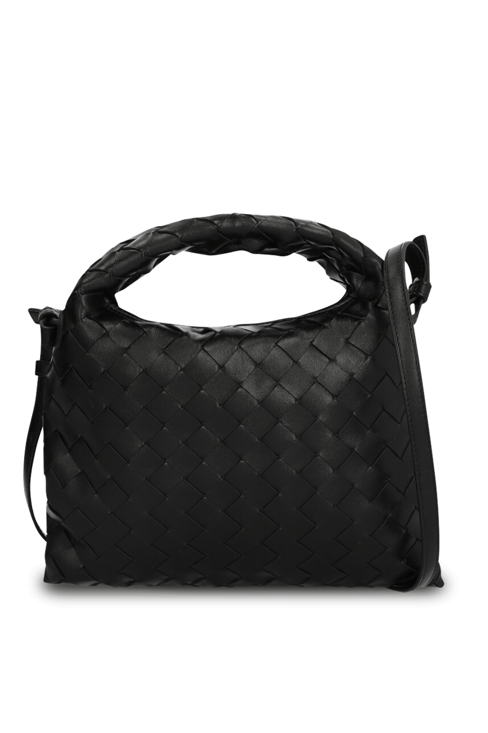 תמונה קידמית של תיק הופ בגודל מיני BOTTEGA VENETA