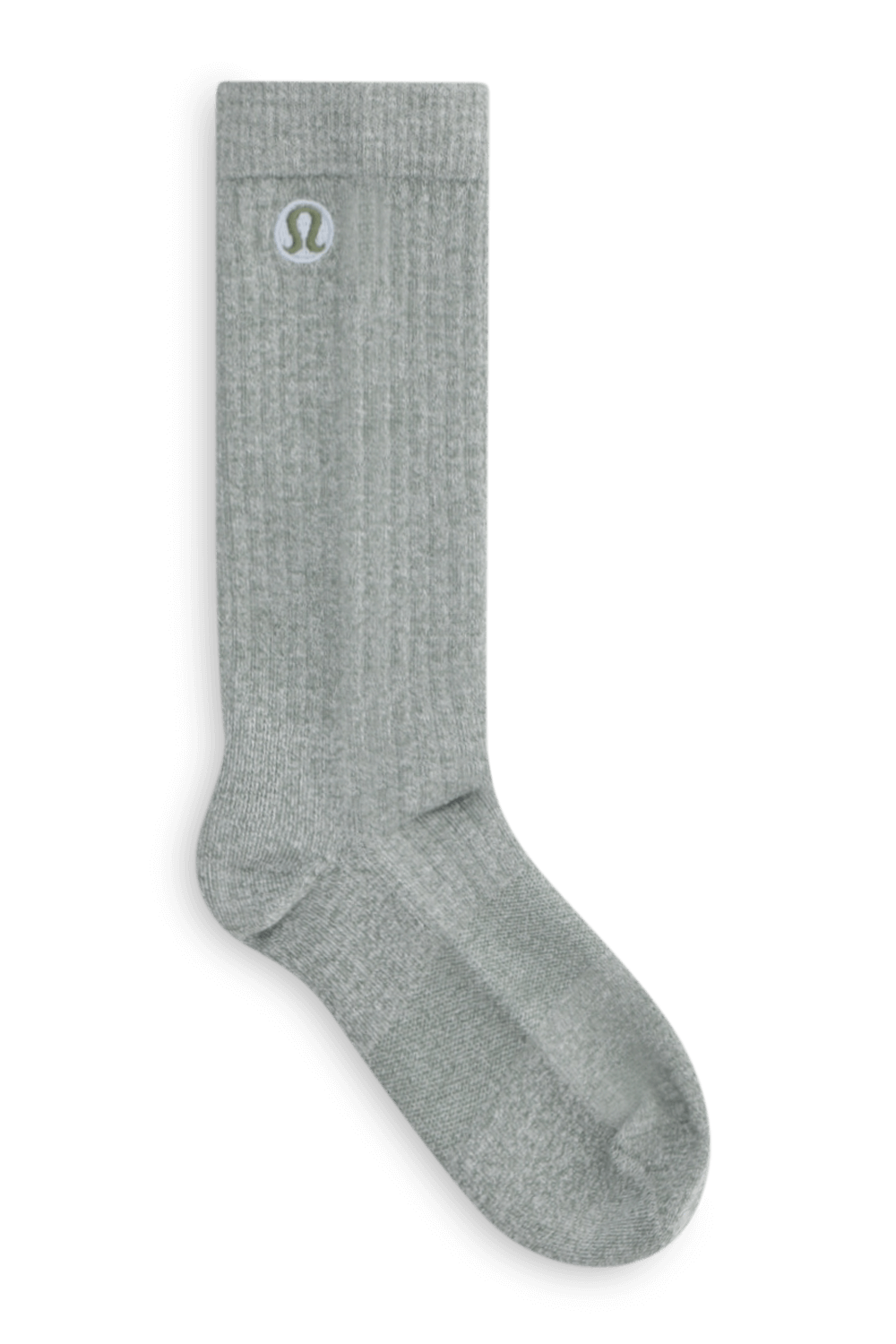תמונה אחורית של Daily Stride Ribbed Crew Sock LULULEMON