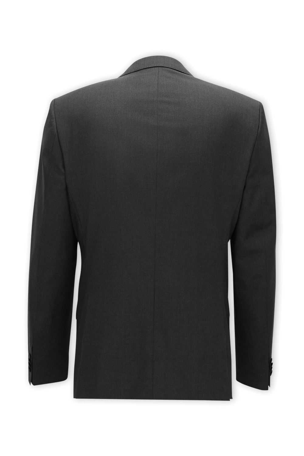 תמונה אחורית של Slim Fit Jacket in Dark Grey