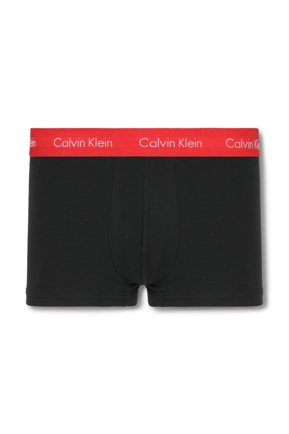 תמונת תקריב של 3 Pack Low Rise Trunks in Black CALVIN KLEIN