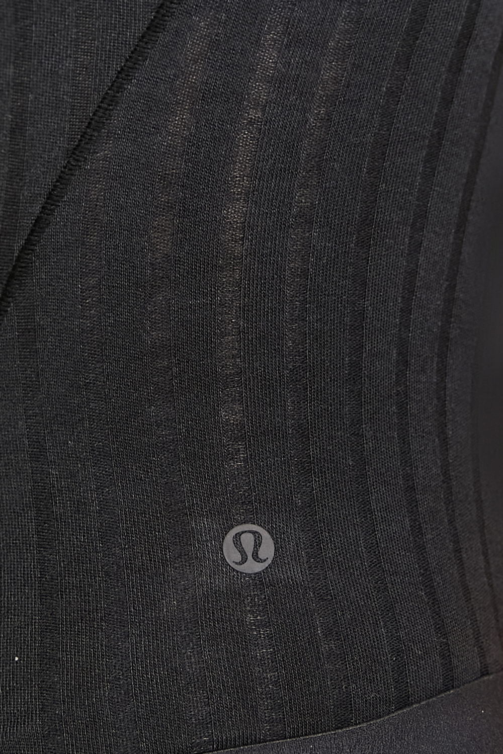 תמונת תקריב דוגמן של Ribbed Wool Turtleneck Sleeveless Bodysuit LULULEMON