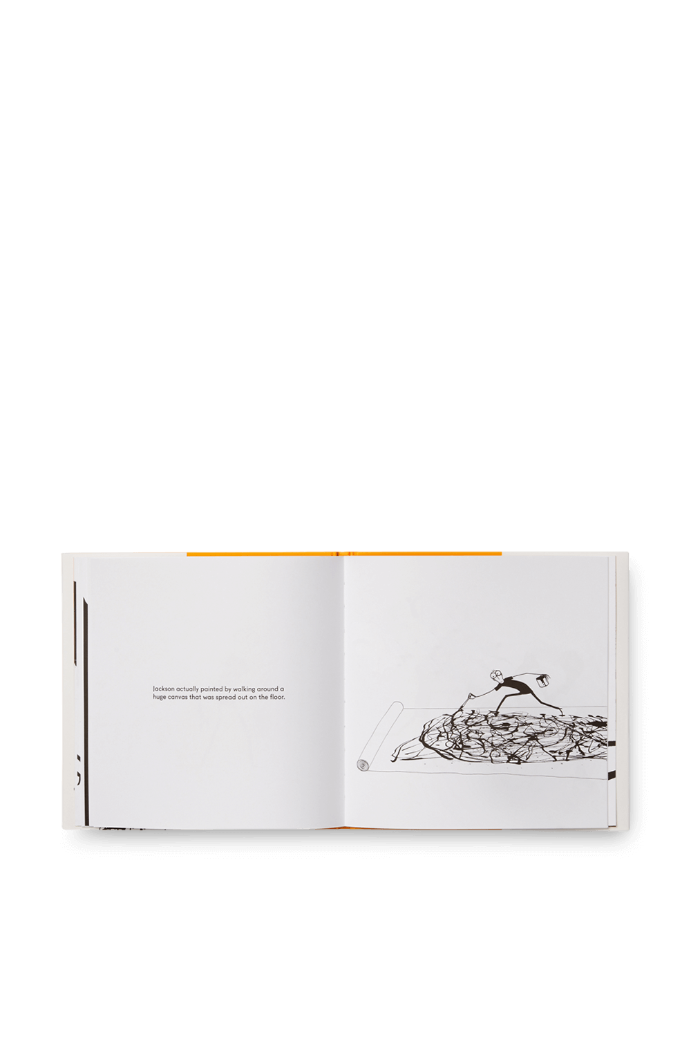 תמונת פנים של Jackson Pollock And Splashed Paint - גילאי 4-7. PHAIDON