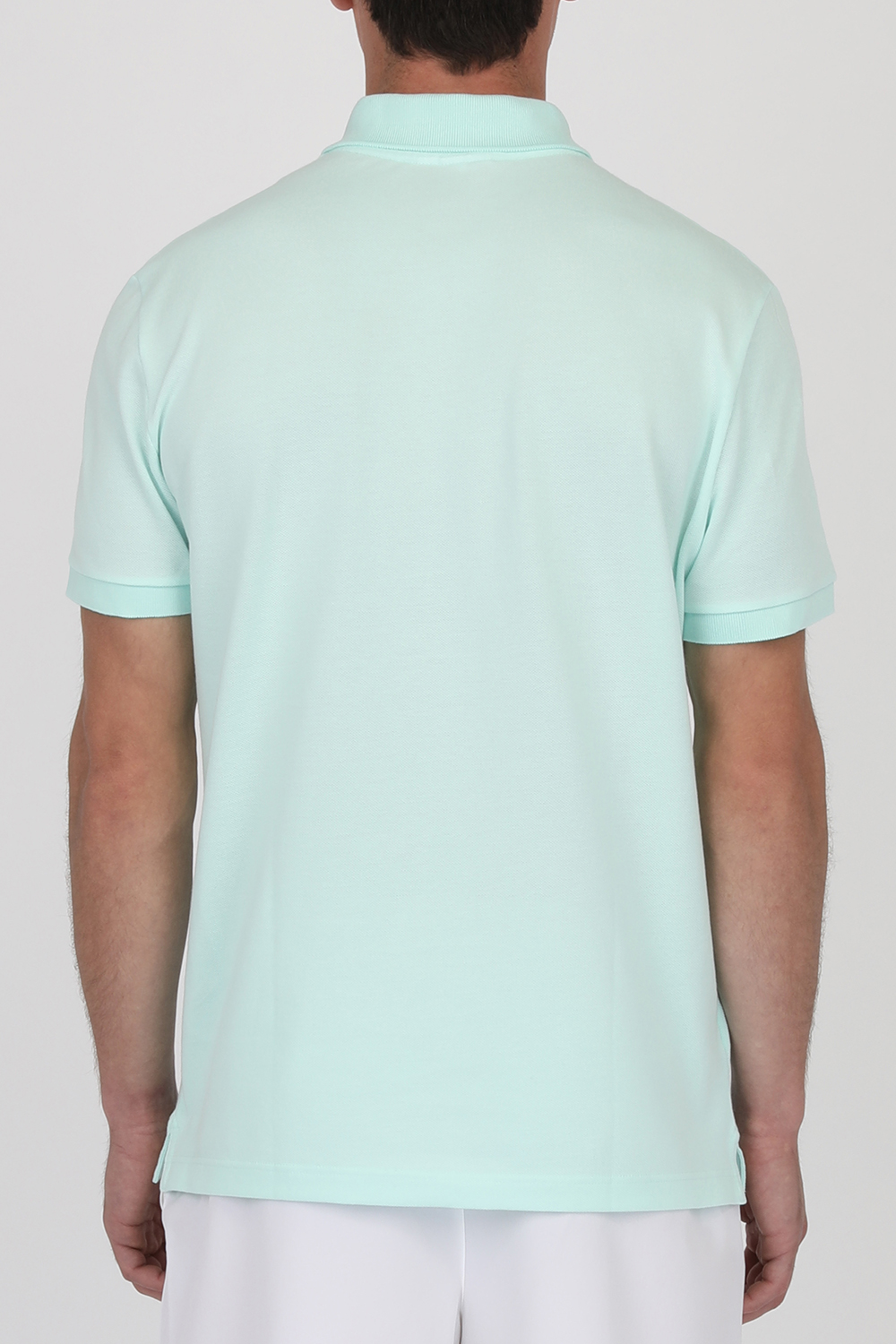 תמונת דוגמן אחורית של Slim Fit Polo Shirt in Turquoise