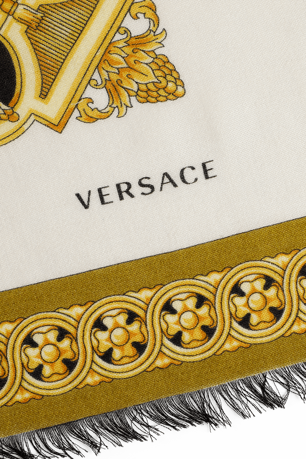 תמונת פנים של Barocco Silk and Cashmere Shawl VERSACE