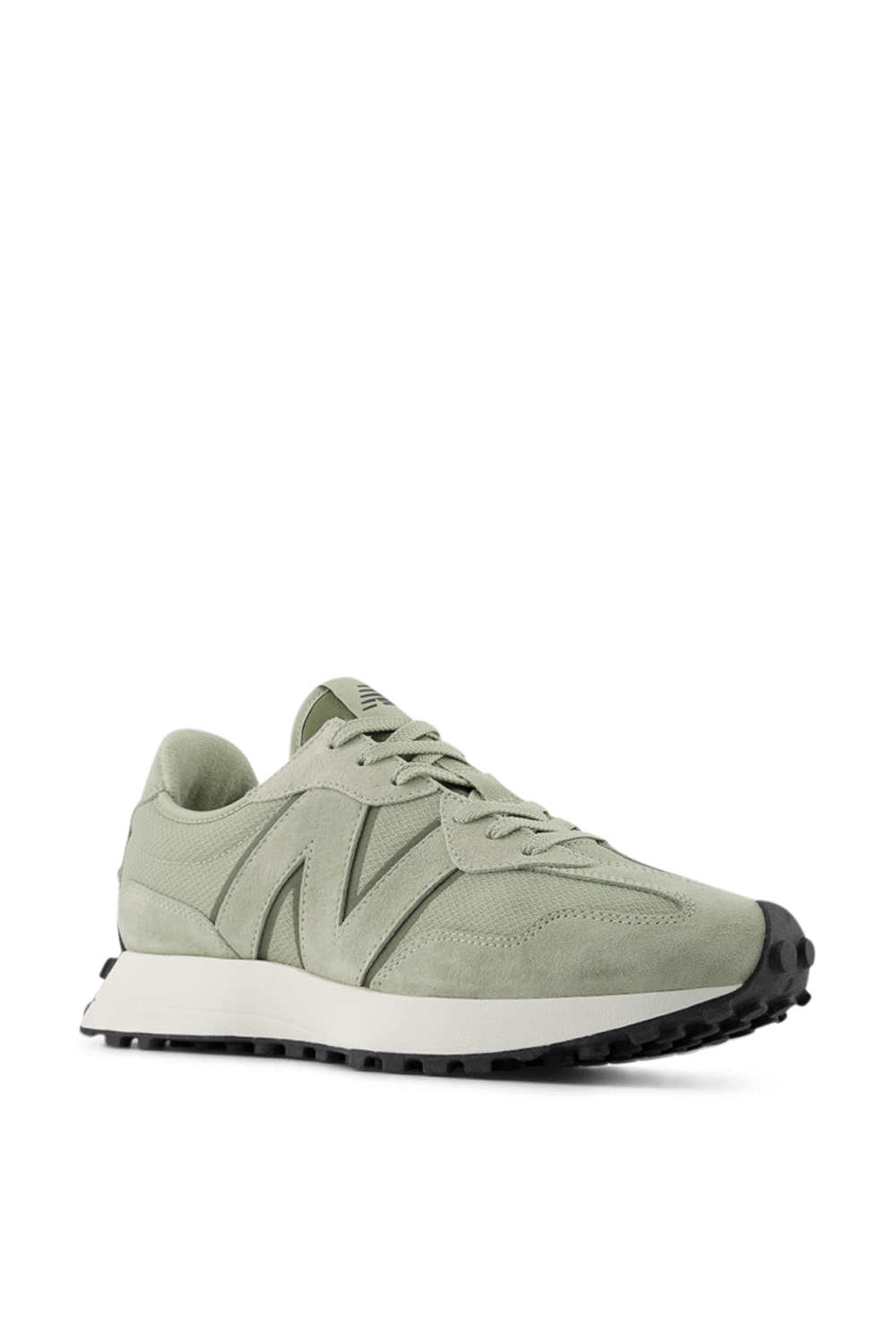 תמונת תקריב של נעלי סניקרס 327 NEW BALANCE