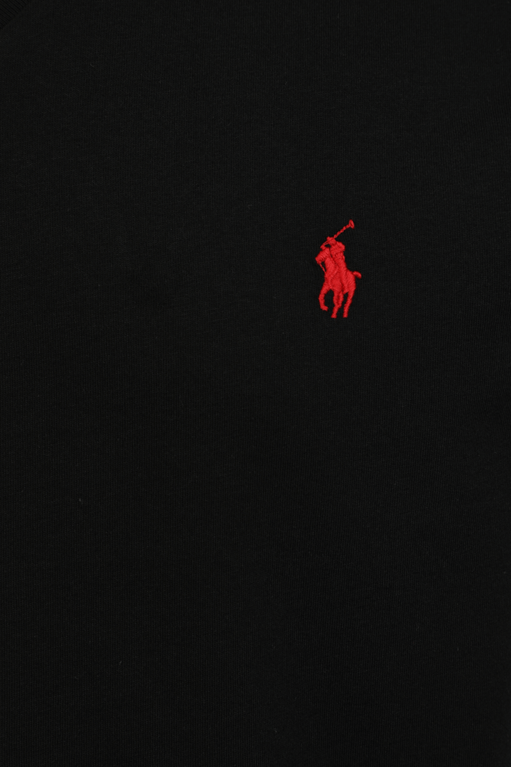 תמונה אחורית של חולצת טי עם לוגו רקום POLO RALPH LAUREN