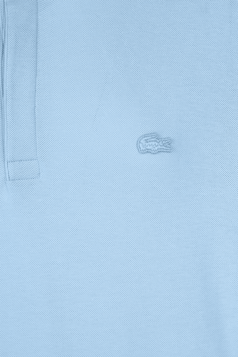 תמונה אחורית של חולצת פולו קצרה מכותנה LACOSTE