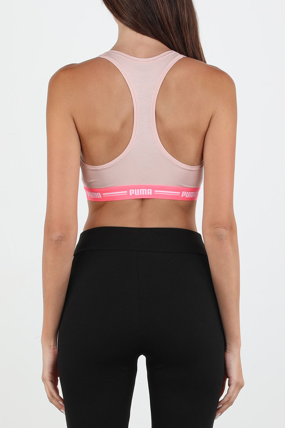 תמונת דוגמן אחורית של Racer Back Top in Pink