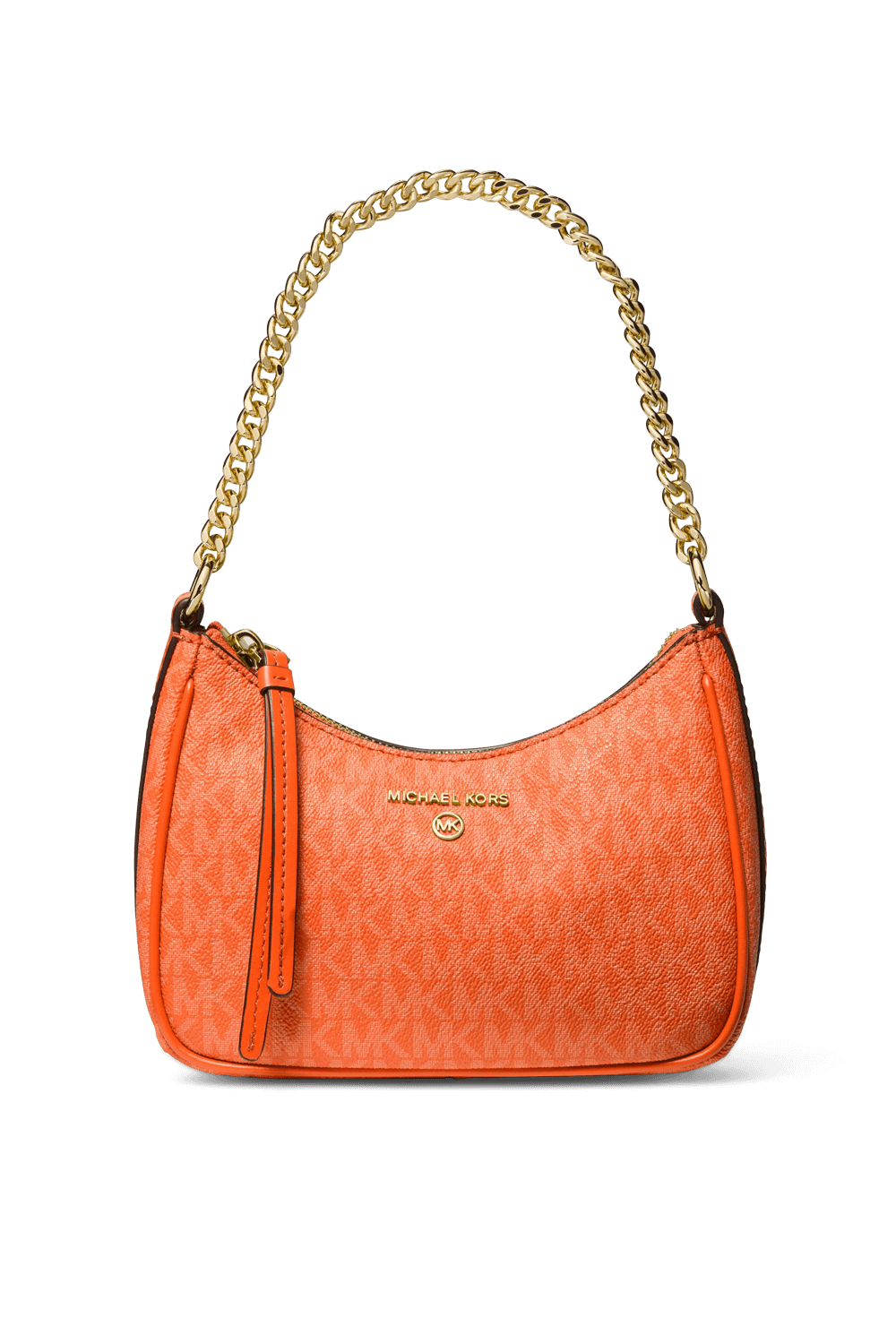 תמונה קידמית של תיק ג'ט סט עם שרשרת בגודל סמול MICHAEL KORS
