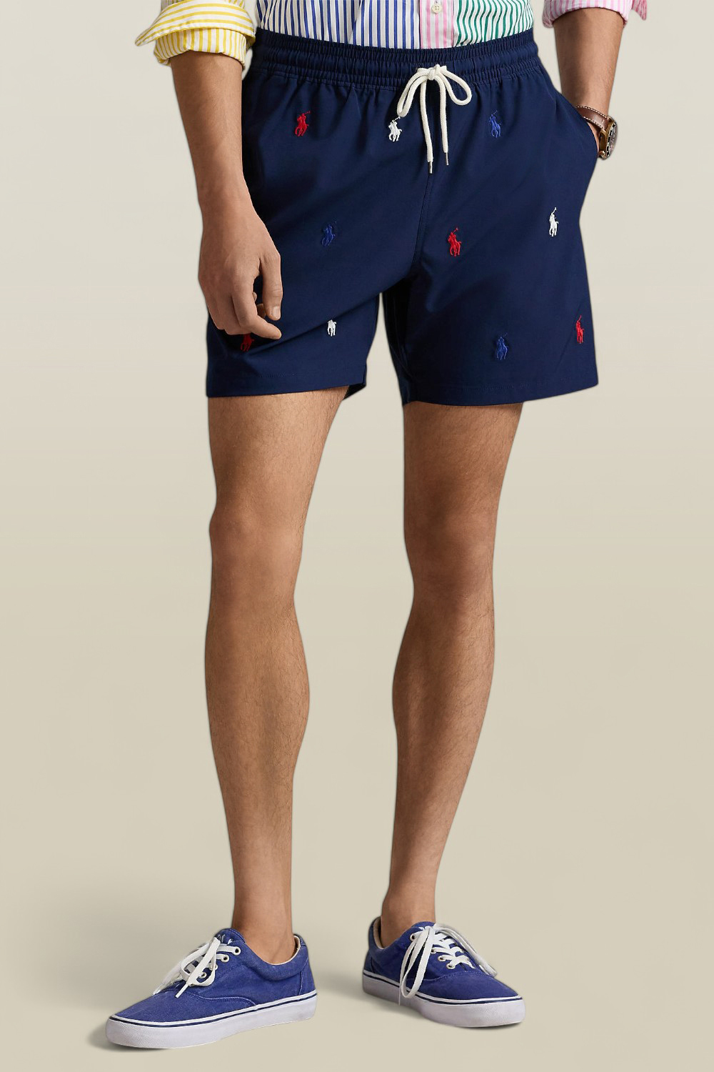תמונת דוגמן קידמית של מכנסי בגד ים POLO RALPH LAUREN