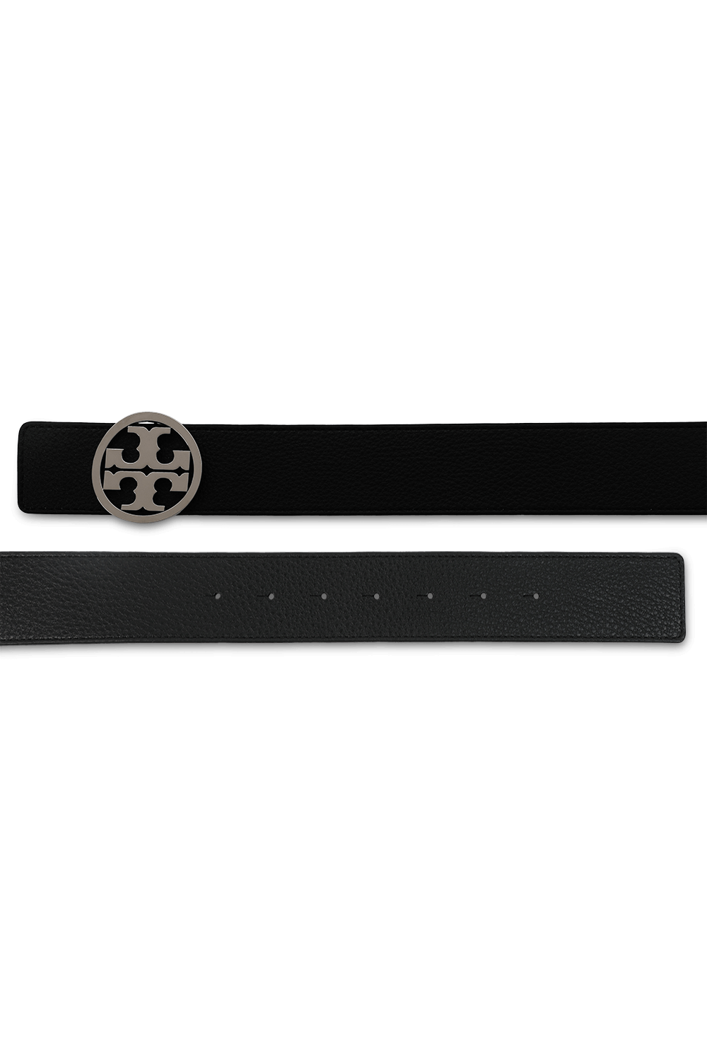 תמונה אחורית של חגורת עור מילר דו צדדית TORY BURCH