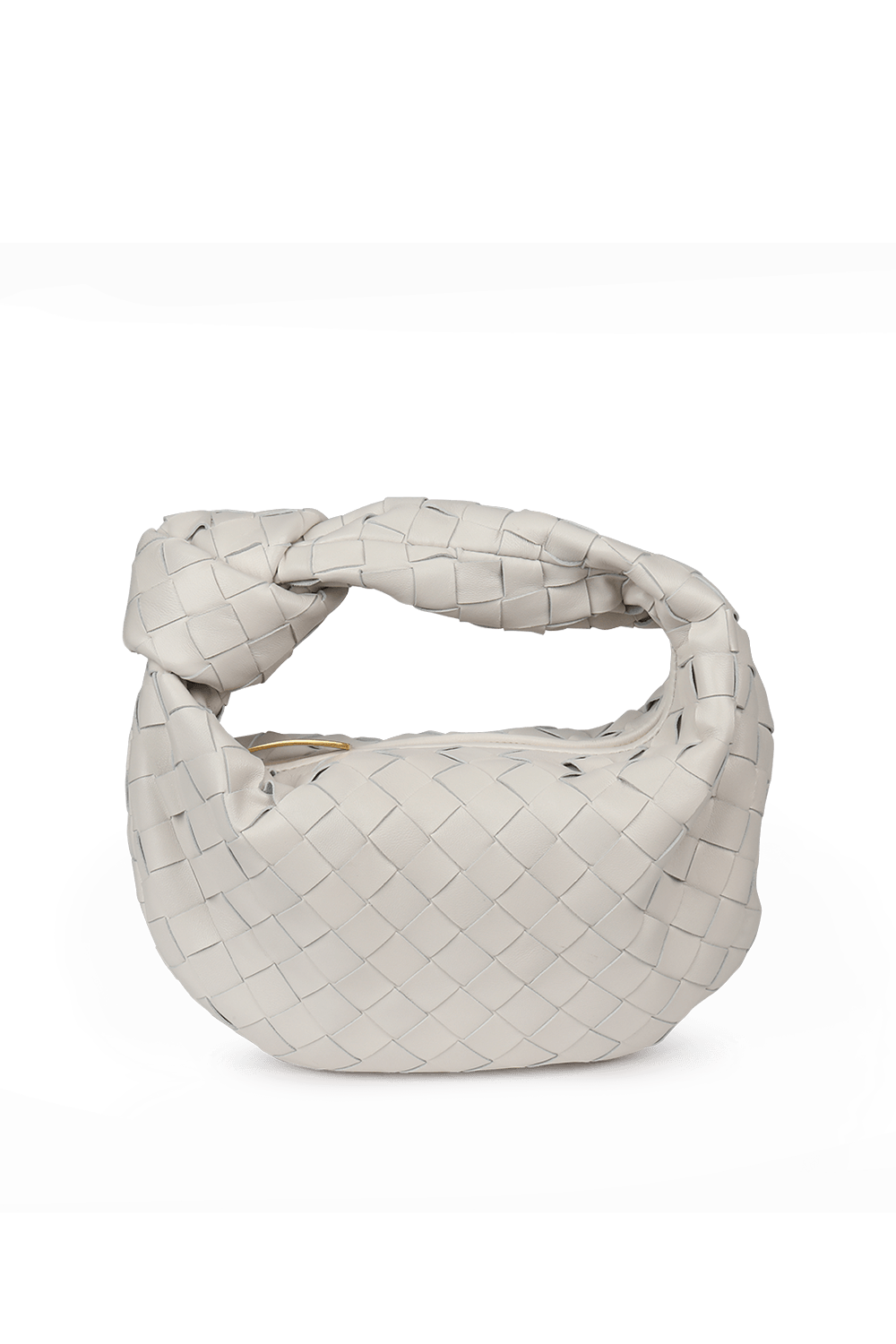 תמונה קידמית של Small BV Jodie Bag in White BOTTEGA VENETA